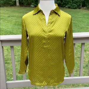 Michael Kors Diamond V-Neck Long Sleeve Tunic S